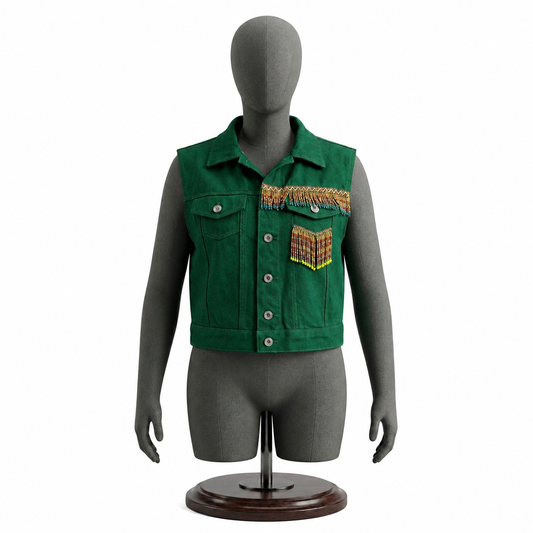 chaqueta verde