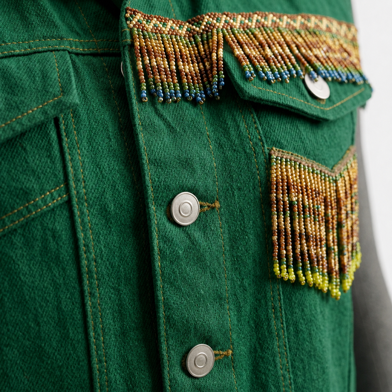 chaqueta verde
