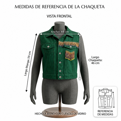 chaqueta verde