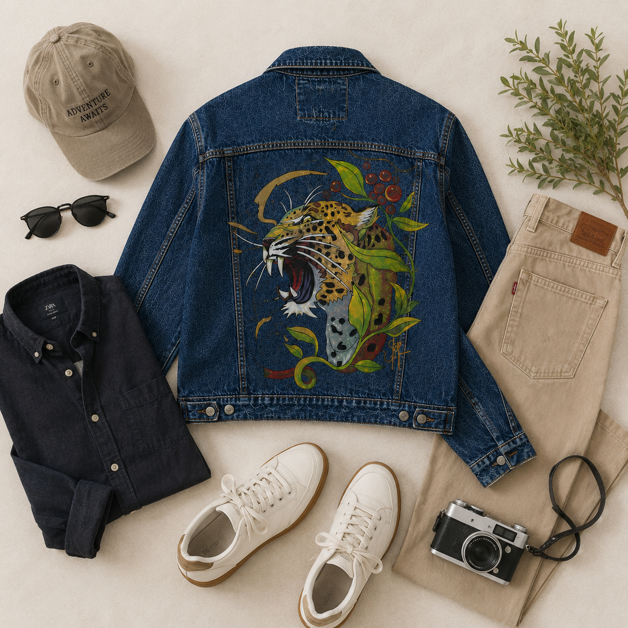 Chaqueta jaguar hombre